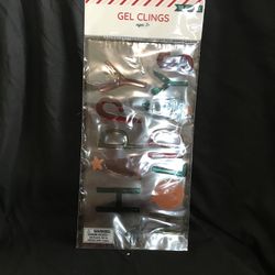 Happy Holiday gel Cling