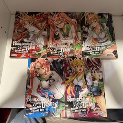 Highschool of The Dead Volumes 1, 3, 4, 6, & 7