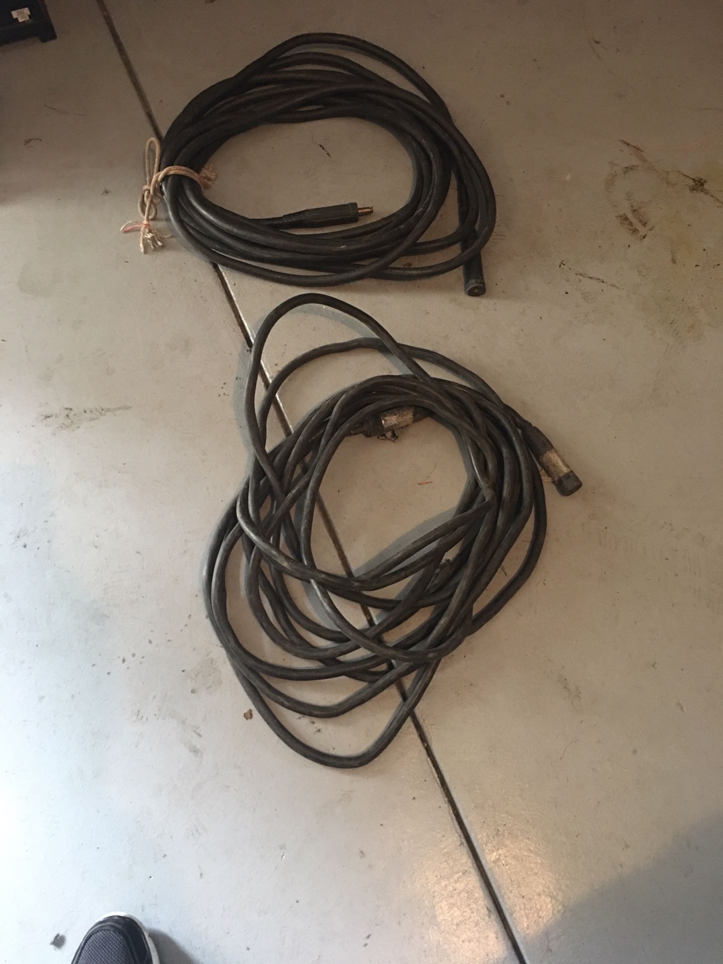 Welding cable 40 feet each