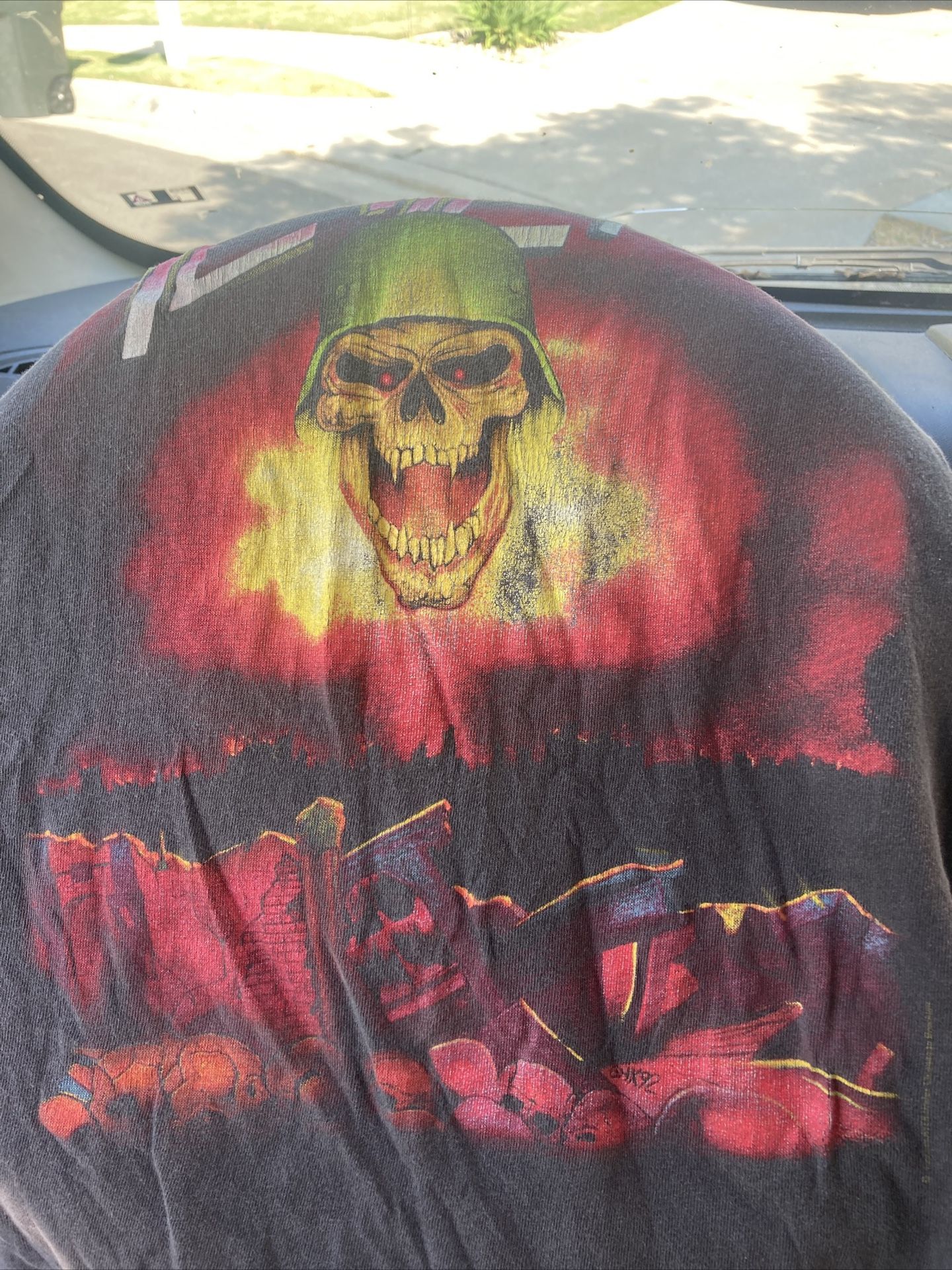 Vintage Slayer Concert T Shirt 1991 Double Sides