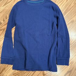 Boys Blue Thermal Size Small