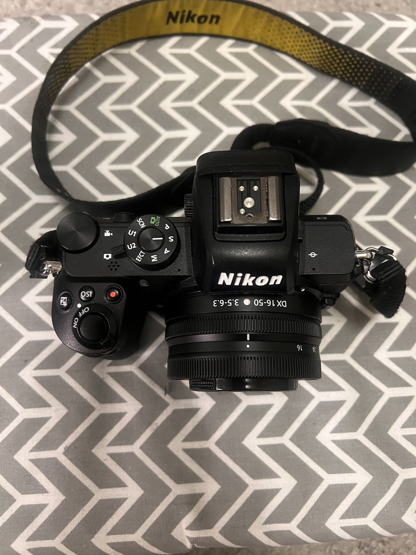 Nikon Z50 4k mirrorless camera with two lenses