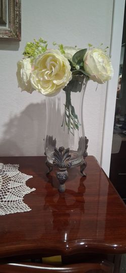 Vintage hurricane vase