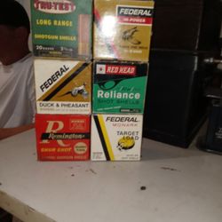 Vintage Shot Gun Shell Empty Boxs