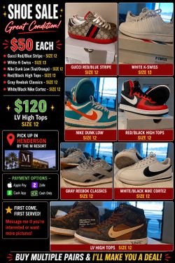 Gently used men’s shoes
