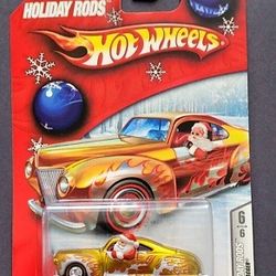 2007 Very Rare Santa Hot Rod Tail Dragger Hot Wheel