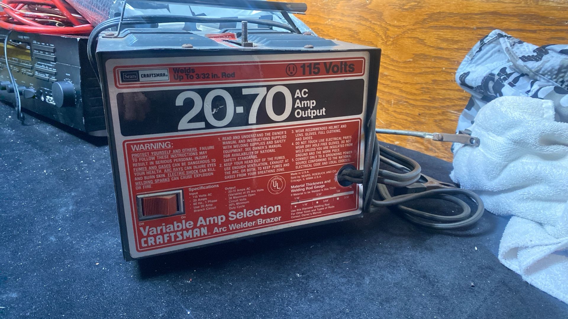 CRAFTSMAN 20-70 Amp Output ARC WELDER/BRAZER