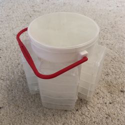 Plastic Clear Storage Organization Storage Caddy Tool Box