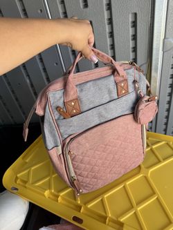 Baby diaper backpack