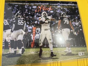 Ahkeem Messidor Signed Miami Hurricanes 11x14 Photo