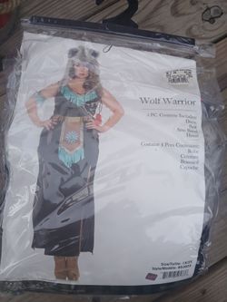 Women's costume wolf warrior