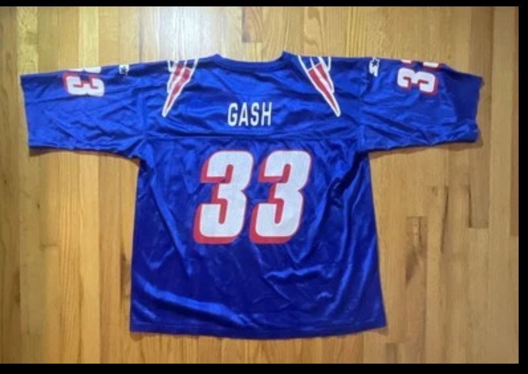 Vintage Sam Gash New England Patriots Starter NFL Football Jersey - Size 52 XL