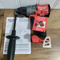 M18 Milwaukee FUEL Lithium-Ion Brushless Cordless 1/2 in. Hammer Drill/Driver (Tool-Only)