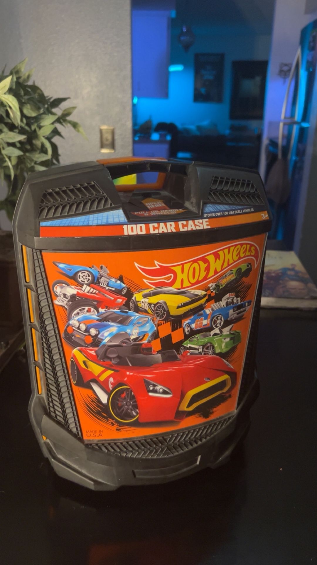 Hot Wheels Car Case w/cars