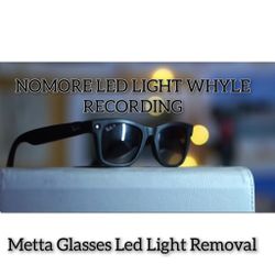 Ray-Ban Meta Glasses Led Light Delete