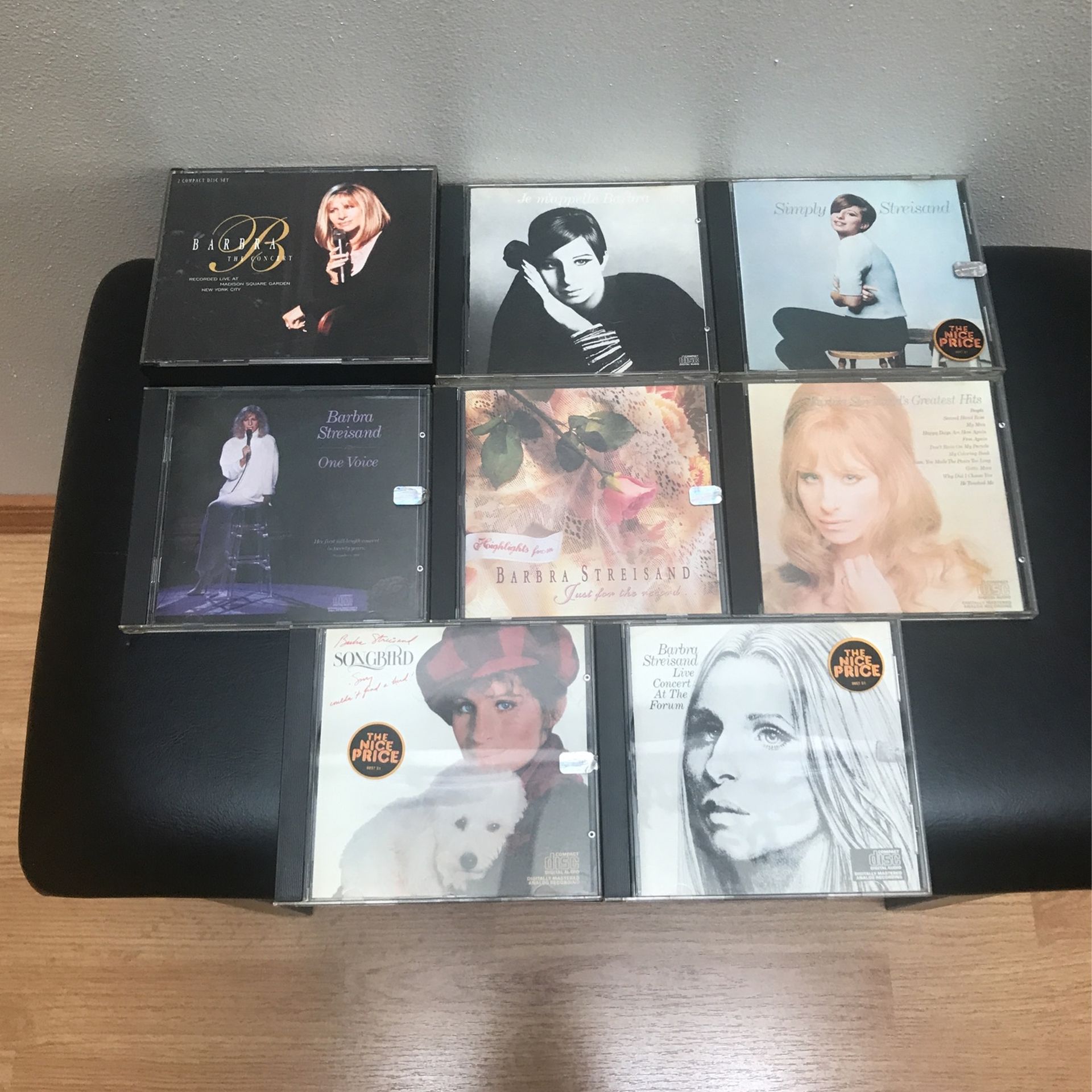 8 Barbara Streisand CD’s