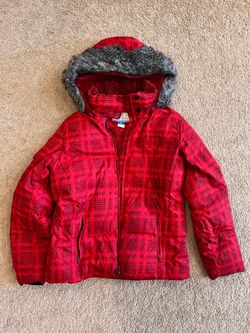Women’s large Columbia down jacket