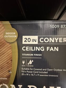 Hampton bay indoor outdoor ceiling fan
