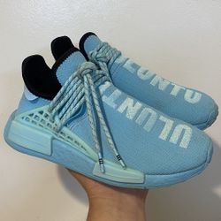 Adidas Pharrell Williams HU NMD Human Race Clear Aqua Men Size : 5.5 - Woman Size : 7 