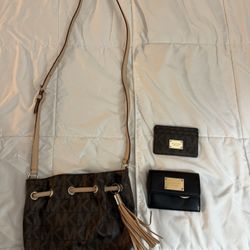 Michael Kors Purse/Wallet Bundle