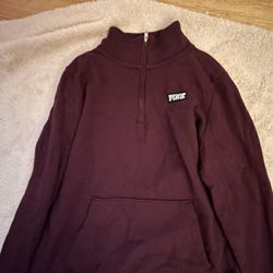 Pink Brand Maroon Sweatshirt  Turtleneck 