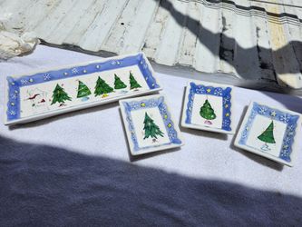 Christmas Tray Set