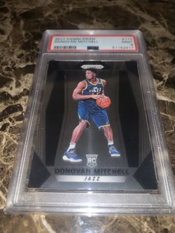 PSA 9  2017 Donovan Mitchell Panini Prizm
