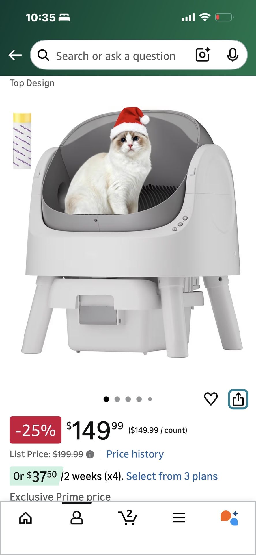 Self Cleaning Cat Litter Box