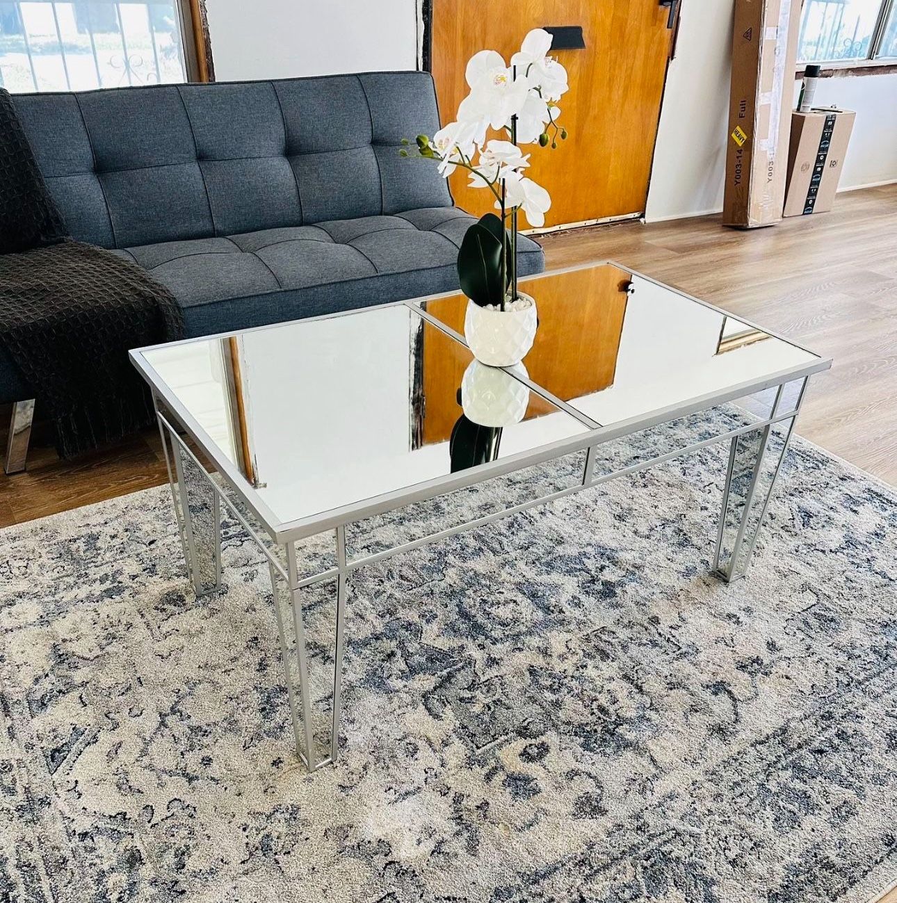 Mirrored Coffee Table