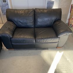 Black Loveseat & Armchair!
