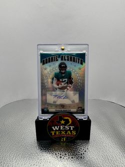 Travis Hunter Prizm Optic Rookie Recruits Auto /199 Jaguars