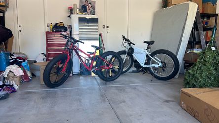 2 bikes for $1500 —- sondors electric bike w charger and travel bag plus regular mountain bike