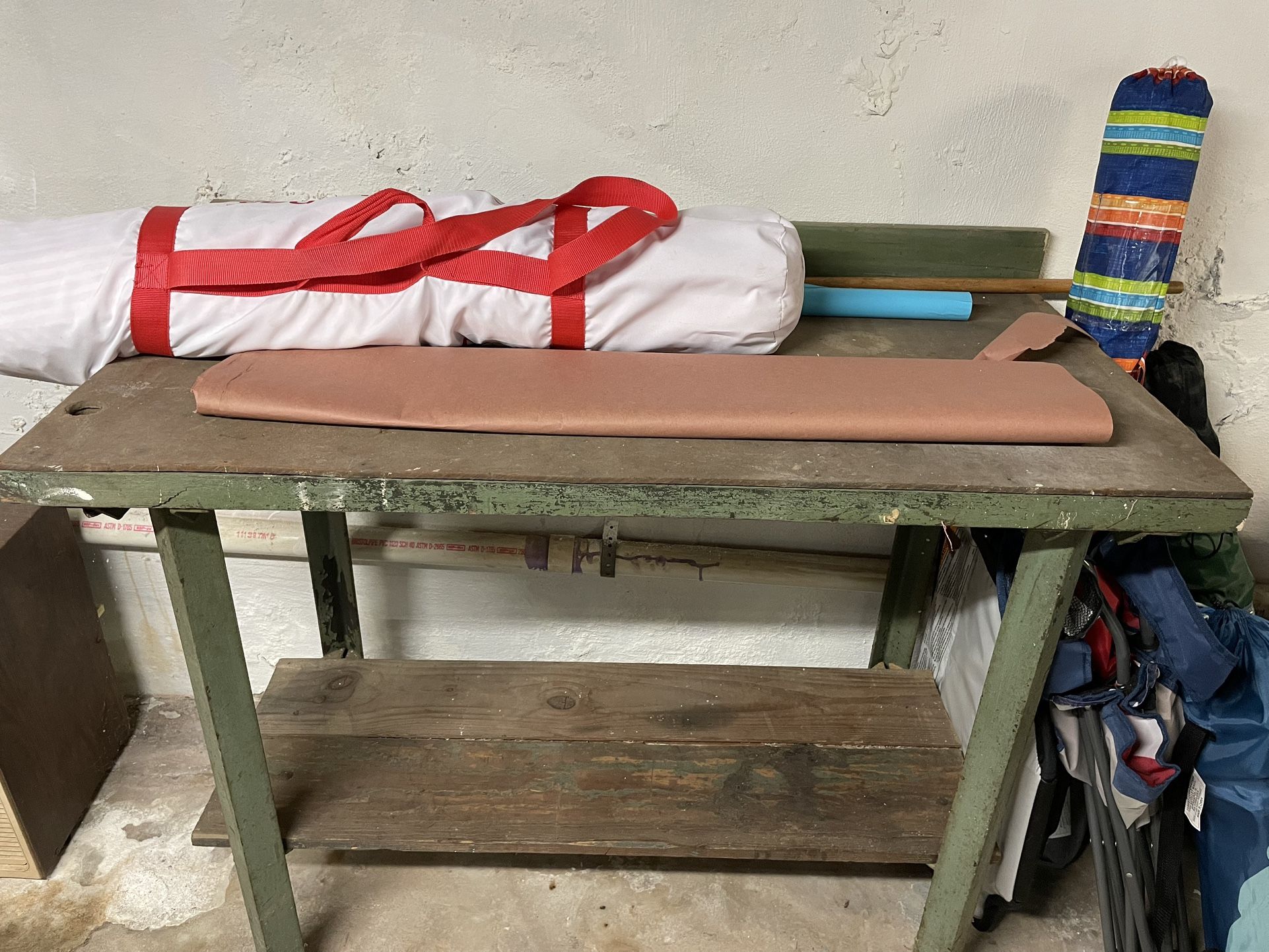 Workbench Steel + Wood