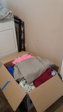 a box of cloths