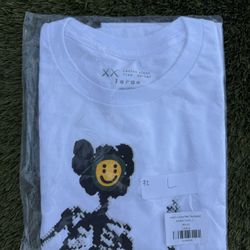 KAWS Cactus Plant Flea Market T- Shirt White Mens L CPFM Streetwear Travis Scott