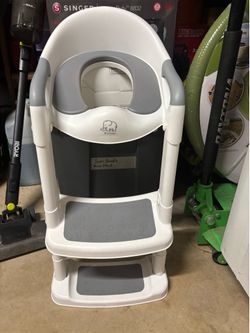 Potty chair with steps