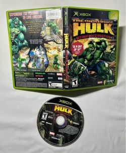 XBOX THE INCREDIBLE HULK ULTIMATE DESTRUCTION CIB COMPLETE