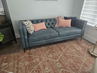 Blue Chesterfield Sofa