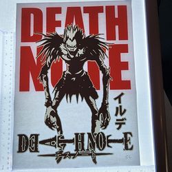 Iron On Heat Transfer  Good For T-shirts Sweaters Jackets T Shirt Design Size Is About 14x10 Death Note #56