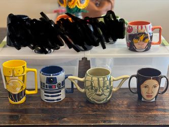 Disney store Star Wars 3D Character Mugs - Your Choice $20 EA
