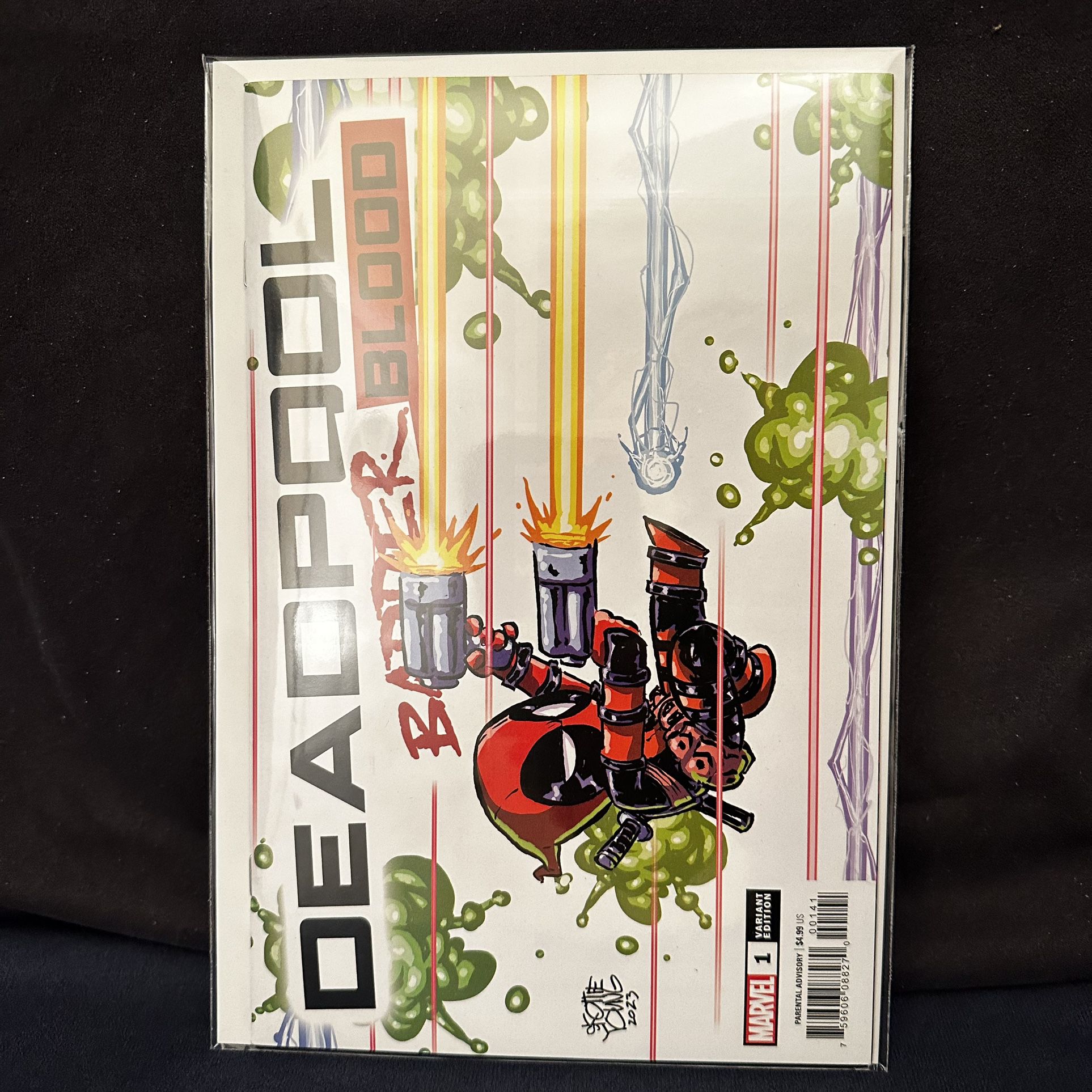 Comic Book Deadpool Badder Blood Issue #1 Skottie Young Variant 