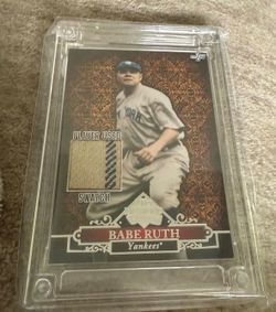 Babe Ruth player worn