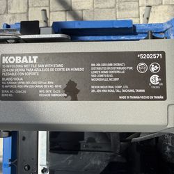 Kobalt 15-Amp 10-in-Blade Wet Tabletop Sliding Table Tile Saw with Stand