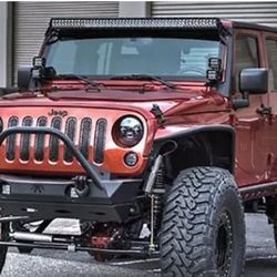 52" LED LIGHT BAR + 4 PCS 4INCH 18W CREE LED LIGHTS