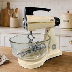 Vintage Sunbeam Mixmaster 60th Anniversary 12 Speed Detachable Mixer - Tested