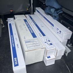 Carpet Protection Tape x Uline Poly Sheeting