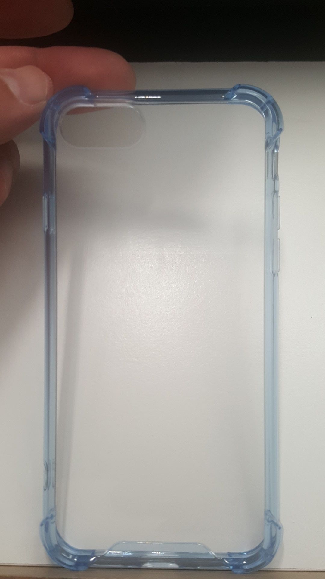Case for iphone 7/8 4.7" not plus clear-blue new 7firm shiping only