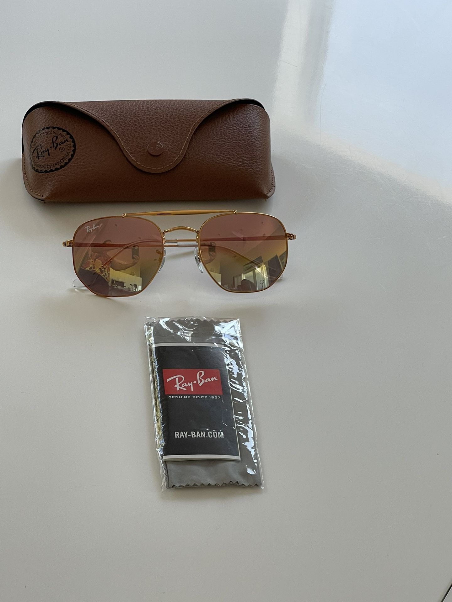 Ray-Ban™ The Marshal RB3 Light Bronze sunglasses