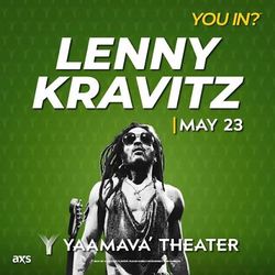 Lenny kravitz yamaava tonight may 23