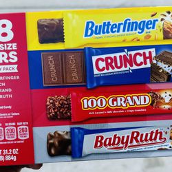 18 full size bars variety pack candy bars
